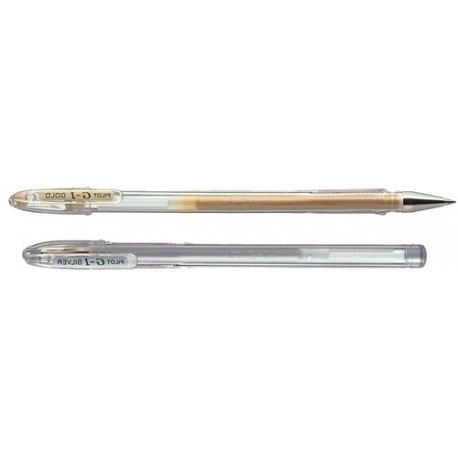 BOLIGRAFO PILOT G-1  07   ORO/PLATA D/60