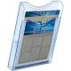 ARCHIVO 2000 EXPOSITOR MURAL ARCHIPLAY 1 COMPARTIMENTO DIN A4 VERTICAL 35X235X300 MM AZUL TRANSPARENTE