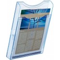 ARCHIVO 2000 EXPOSITOR MURAL ARCHIPLAY 1 COMPARTIMENTO DIN A4 VERTICAL 35X235X300 MM AZUL TRANSPARENTE