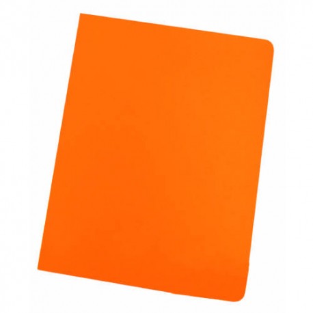 SUBCARPETA SIMPLES INTENSAS 250 GRS A4 COLOR NARANJA GIO 400040486