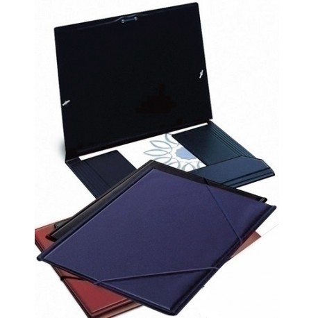 CARPETA GOMAS IBER.PVC Fº NEGRO