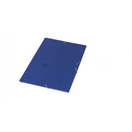 FABRISA CARPETA DE GOMAS AZUL BASICA CON TRES SOLAPAS FOLIO -25U-