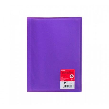 CARP. 50F POLIPLAS GRAFOPLAS A4 PP VIOLET 01351235