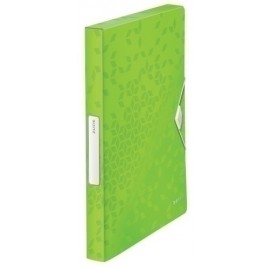 CARP.PROY.LEITZ WOW PP A4 GOM.3 cm VERDE - Pack de 5 unidades