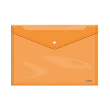 SOBRES POLIPROPILENO BROCHE NARANJA FOLIO APAISADO 360X255 DOHE 91478