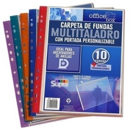 TARIF.OFFICE BOX PP MULTITALADRO A4 10 F - Pack de 10 unidades