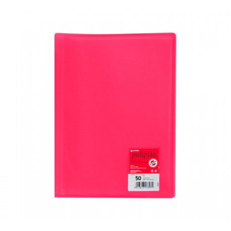 CARP. 50F POLIPLAS GRAFOPLAS A4 PP FUCSIA 01351254