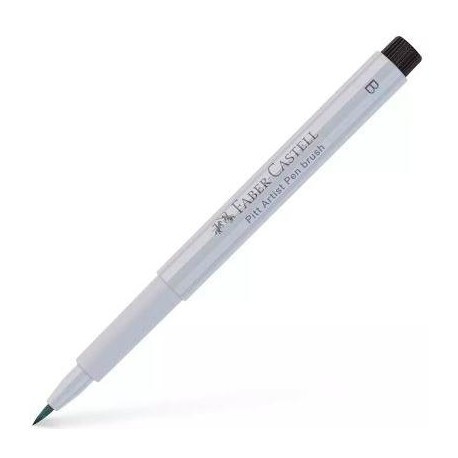 FABER CASTELL ROTULADOR PITT ARTIST PEN BRUSH PUNTA PINCEL GRIS FRÍO I -10U-