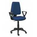 Silla Elche CP bali azul marino brazos fijos