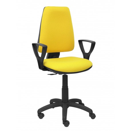 Silla Elche CP bali amarillo brazos fijos