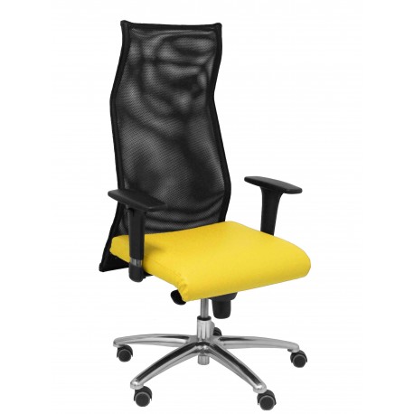 Sillon Sahuco similpiel amarillo