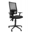 Silla Povedilla respaldo malla negro asiento bali negro