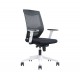 SILLA ROCADA 908W-4 RESP. MALLA/ASIENTO NEGRO