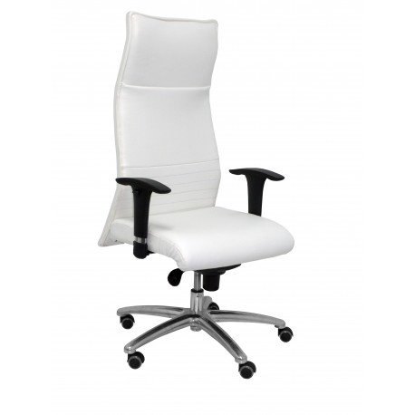 Sillón Albacete XL similpiel blanco hasta 160kg