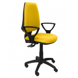 Silla Elche S bali amarillo brazos fijos