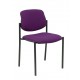 Silla fija Villalgordo bali morado chasis negro