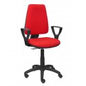 Silla  Elche CP bali rojo brazos fijos