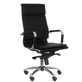 SILLÓN MODELO YESTE SIMIL PIEL NEGRO PIQUERAS Y CRESPO 254DB