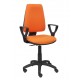 Silla Elche CP bali naranja brazos fijos