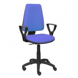 Silla Elche CP bali azul claro brazos fijos