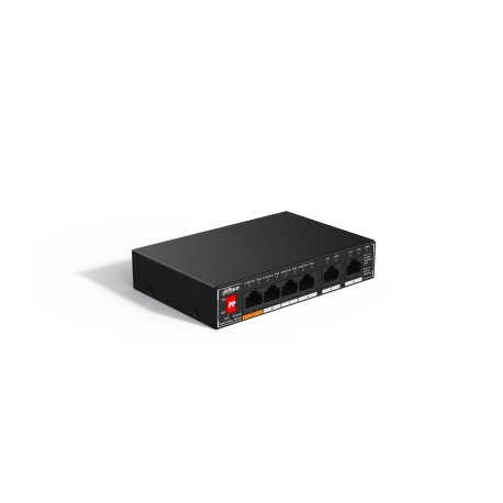 Dahua Technology DH-SG1006P switch No administrado Gigabit Ethernet (10/100/1000) Energía sobre Ethernet (PoE) Negro