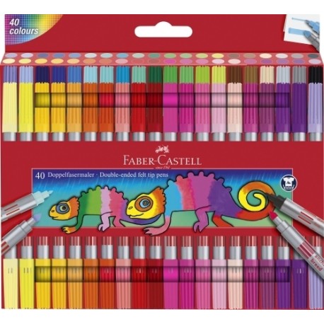 FABER-CASTELL - ROTUL.FABER C.DOBLE PUNTA CAJA 40 - 151140