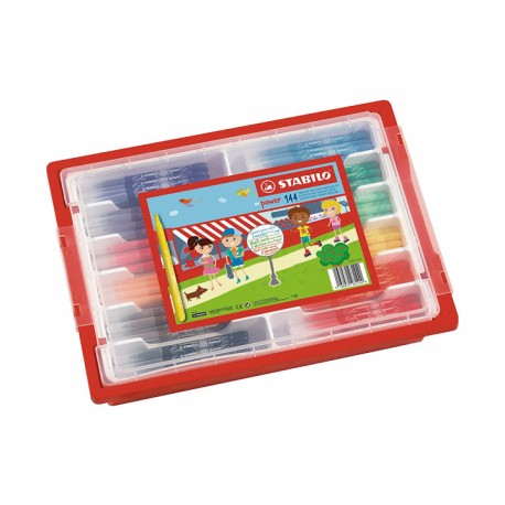 SCHOOLPACK 144 ROT. STABILO POWER F028144N STDO.