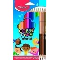 LAPICES COLOR MAPED COLOR PEPS es.12+3 - Pack de 12 unidades