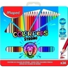 LAPICES COLOR MAPED STRONG METAL es.24 - Pack de 8 unidades