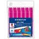 B. 6 ROTULAD. STAEDTLER NORIS JUMBO 340 ROSA