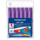 B. 6 ROTULAD. STAEDTLER NORIS JUMBO 340 VIO