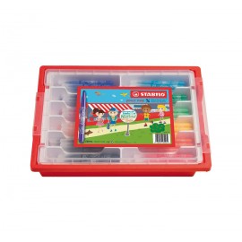 SCHOOLPACK 96 ROT. STABILO POWERMAX F028096N STDO.