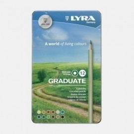 LAPICES COLOR LYRA GRADUATE EST.12 - Pack de 5 unidades