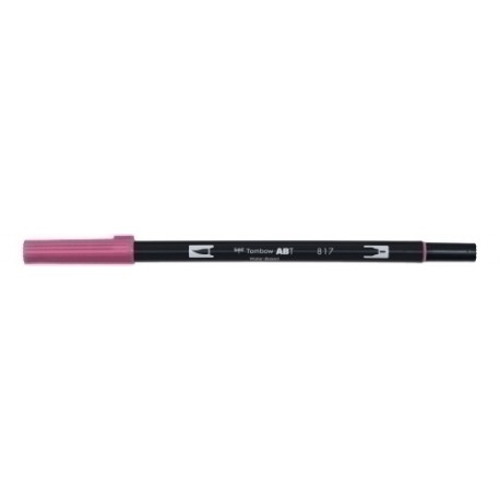 ROTULADOR TOMBOW DOBLE PUNTA PINC. MALVA - Pack de 6 unidades