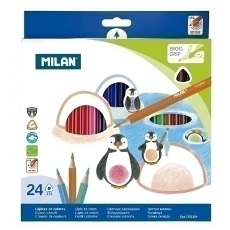 LAPICES COLOR MILAN ERGO GRIP Est. 24