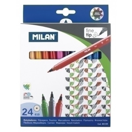 ROTULADOR  MILAN 610 ESTUCHE DE 24 - Pack de 6 unidades