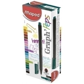 ROTUL.MAPED GRAPH PEPS GREEN FOREST - Pack de 12 unidades