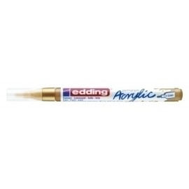 ROTUL.EDDING 5300 ACRYLIC 1-2 mm ORO - Pack de 10 unidades