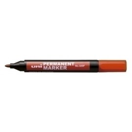 UNI-BALL - ROTUL.UNI NO.320F MARKER 3,0 mm ROJO - Pack de 12 unidades - 198101000