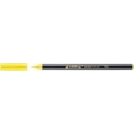 ROTUL.EDDING 1340 BRUSHPEN AMARILLO - Pack de 10 unidades