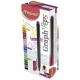 ROTUL.MAPED GRAPH PEPS STRAWBERRY - Pack de 12 unidades