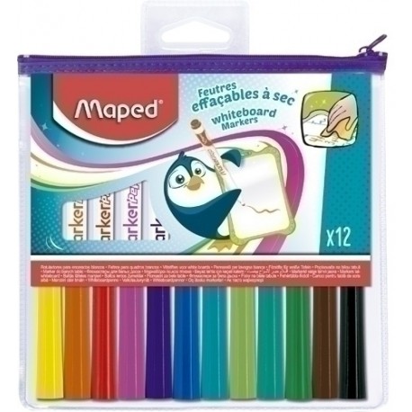 ROTUL.PIZAR.MAPED FUN COLOR est.12 - Pack de 12 unidades