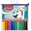 ROTUL.PIZAR.MAPED FUN COLOR est.12 - Pack de 12 unidades