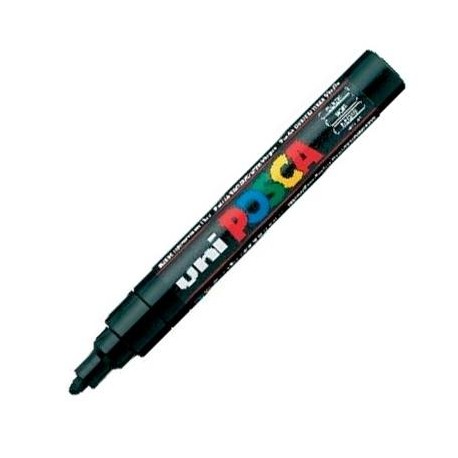 ROTULADOR UNI-BALL POSCA PC5M 1.8-2.5MM NEGRO