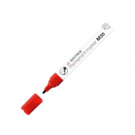 ROTULADOR PERM. A-SERIES PTA.CON M30 ROJO AS0935