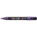 UNIBALL MARCADOR POSCA PC-3ML PUNTA CÓNICA 0,9 - 1,3 MM VIOLETA PURPURINA