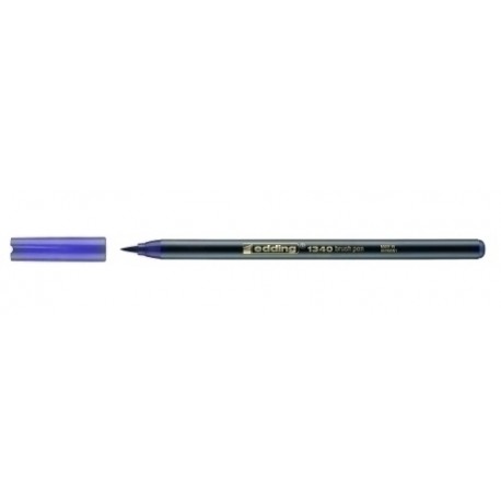 ROTUL.EDDING 1340 BRUSHPEN VIOLETA - Pack de 10 unidades