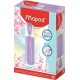 ROTUL. FLUOR MAPED PEPS PASTEL VIOLETA - Pack de 12 unidades