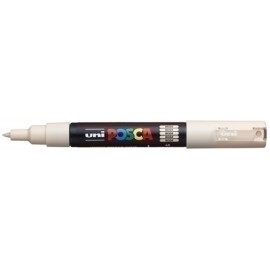 UNIBALL MARCADOR POSCA PC-1M NO PERMANENTE PUNTA FINA 0.7MM BEIGE