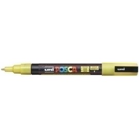 UNIBALL MARCADOR POSCA PC-3ML PUNTA CÓNICA 0,9 - 1,3 MM AMARILLO PURPURINA